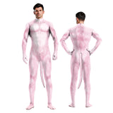 Fashion Pink Fitness Bodysuit Cosplay Suit Pink Halloween Costume Cosplay