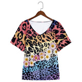 Casual Short Sleeve Floral-Print Shirts & Tops