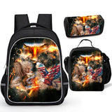 Eagle Backpack Set - School Backpack, Lunch Bag, and Pencil Case