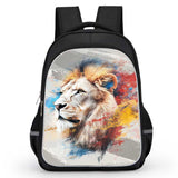 Lion Head Backpack Set