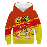Kids Cheetos Hoodie Flamin Hot Cheetos Sweatshirt 4-14Y