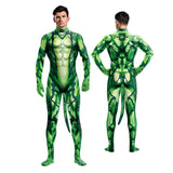 Green Fitness Bodysuit Cosplay Suit Green Halloween Costume