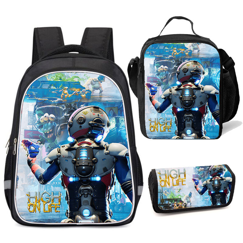 Kids School Bookbag Backpacks with Lunch Box Pencil Case