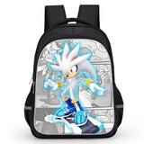 Kids Silver the Hedgehog Backpack for Shcool