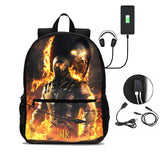 MK School Backpack Kids Bookbag Laptop Bag 18 in