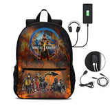 MK School Backpack Kids Bookbag Laptop Bag 18 in
