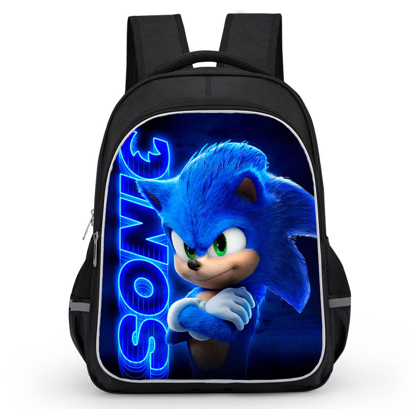 Sonic the Hedgehog Backpack for School Sonic Backpack with Lunch Bag ...