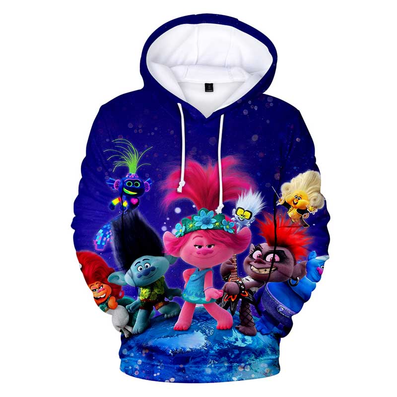 Trolls Band Together Print Hoodies & Sweatshirts Kids & Adult