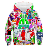 Cool Kids Cartoon Hoodie Green Hooded Sweatshirt for boys