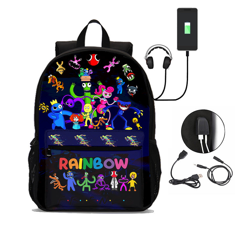 Rainbow Friends 18inch Backpack School Bookbag