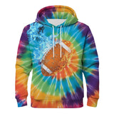 Kids 3D Football Pullover Hoodie Hooded Sweatshirt for Boys