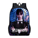 Wednesday 17 Inch Backpack With Lunch Bag Pencil Case