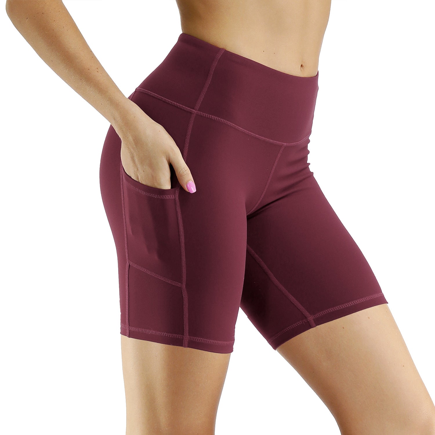 Five Minutes Pants Female Sports Running Shorts Tight Height Waist Yoga Pants Stretch Fitness Speed Dry