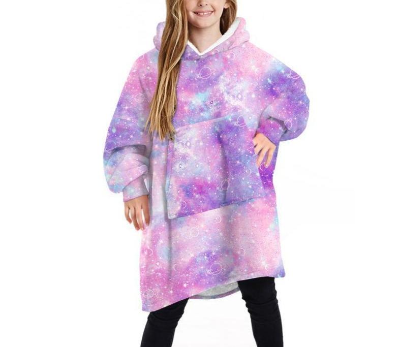 Kids Galaxy Blanket Hoodie