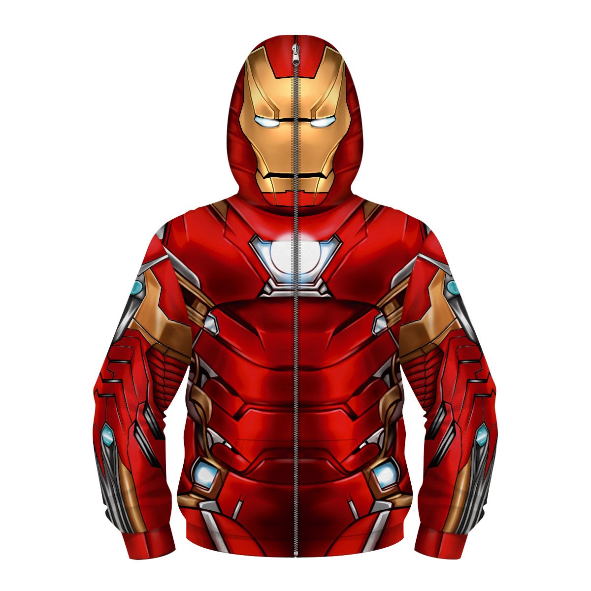 New Kids Avengers Iron man  zip up hoodie Unisex Jacket
