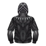 Kids avengers black panther zip up hoodie Unisex Jacket