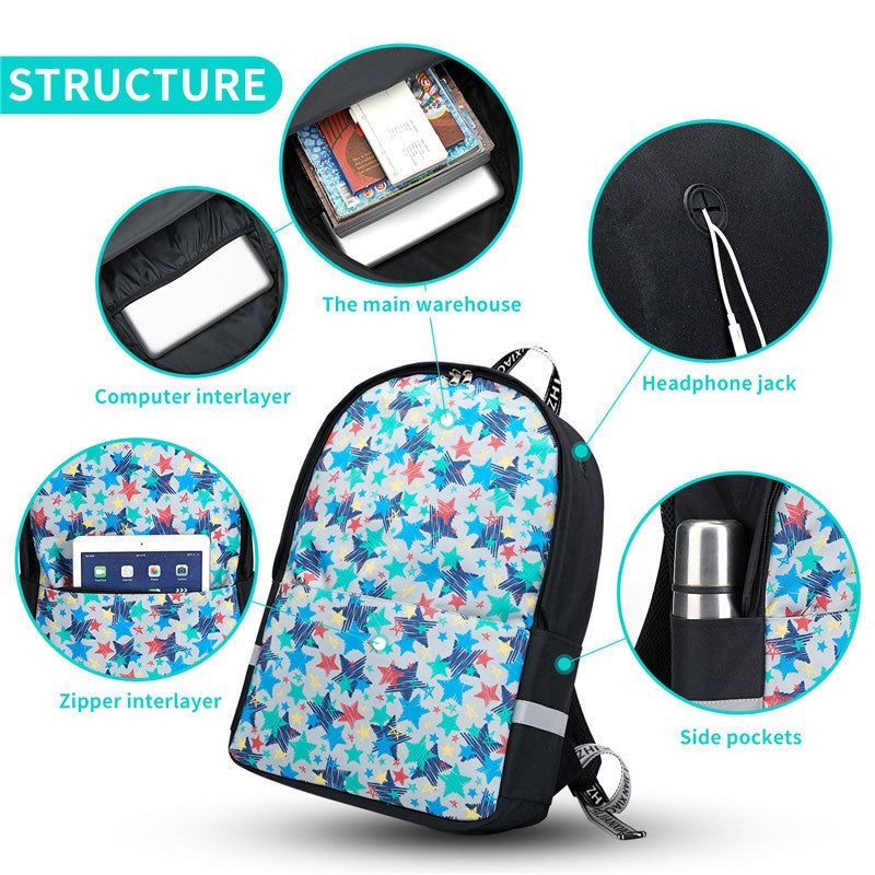 Ssundee Backpack and Lunch Box Pencil Bag School Backpacks Kids Laptop Bag 18 inch