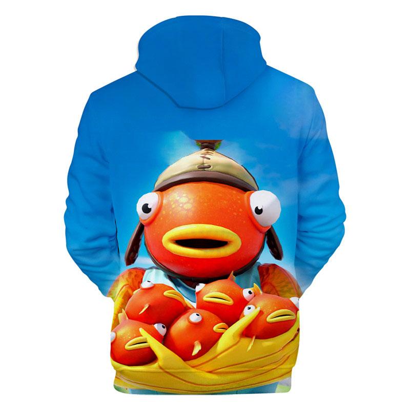 Boys Cute Hoodies Fishy Graphic Hooded Sweatshirt for Youth