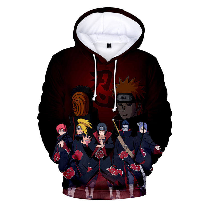 Akatsuki hoodie Cool Anime Kakashi Hoodie Naruto Cosplay Hoodie