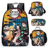 New Demon Slayer School Backpacks Shoulder Bag Lunch Bag