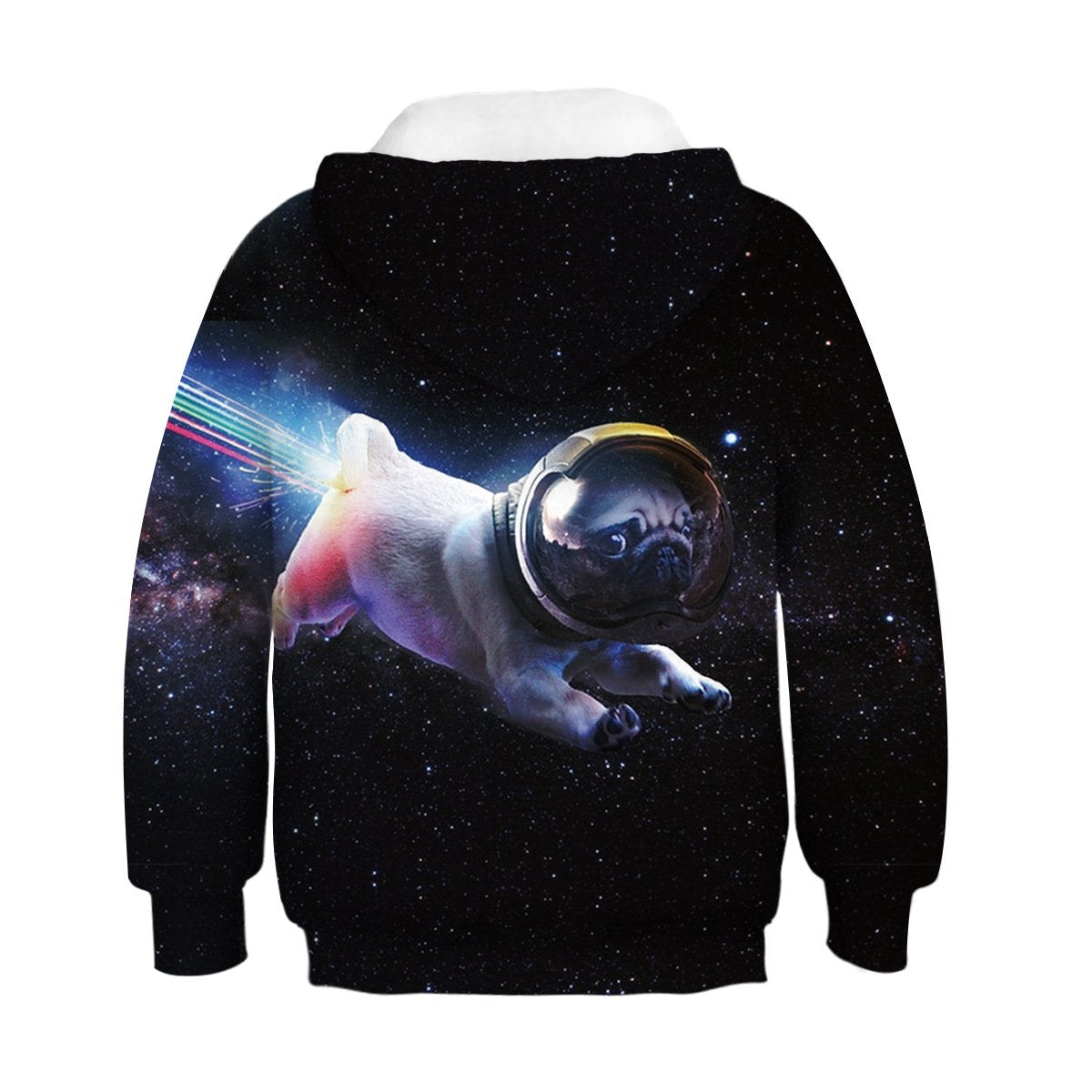 Kids Galaxy space pug Hoodie Unisex Sweatshirt