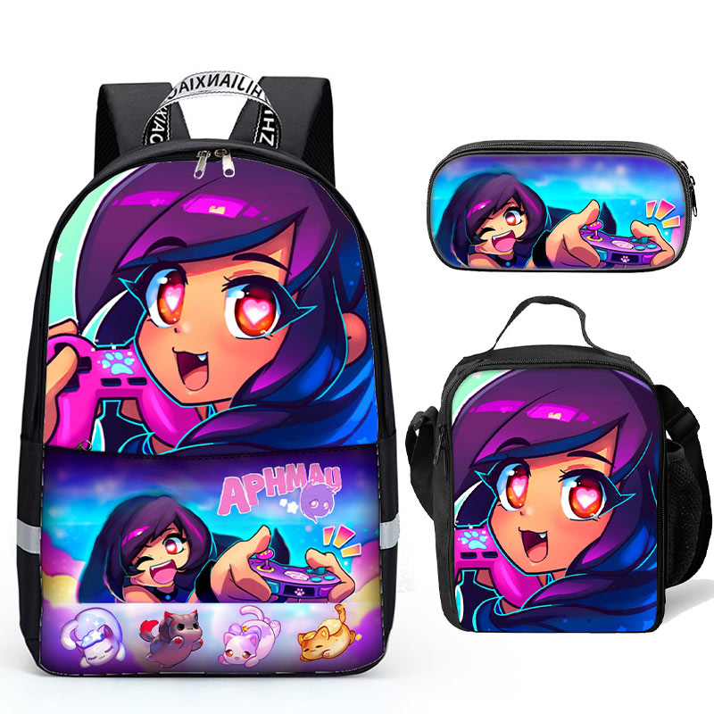 Cartoon Backpacks with Lunch Bag School Bag Sets
