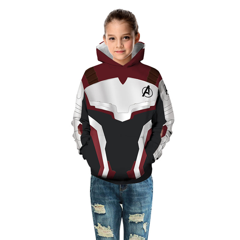 Kids Quantum Realm Hoodie Avenger Endgame Cosplay Costume Print Sweatshirt - firstcorset