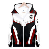 Avengers Endgame Suits Zip Up Pullover Hoodie Costumes - firstcorset
