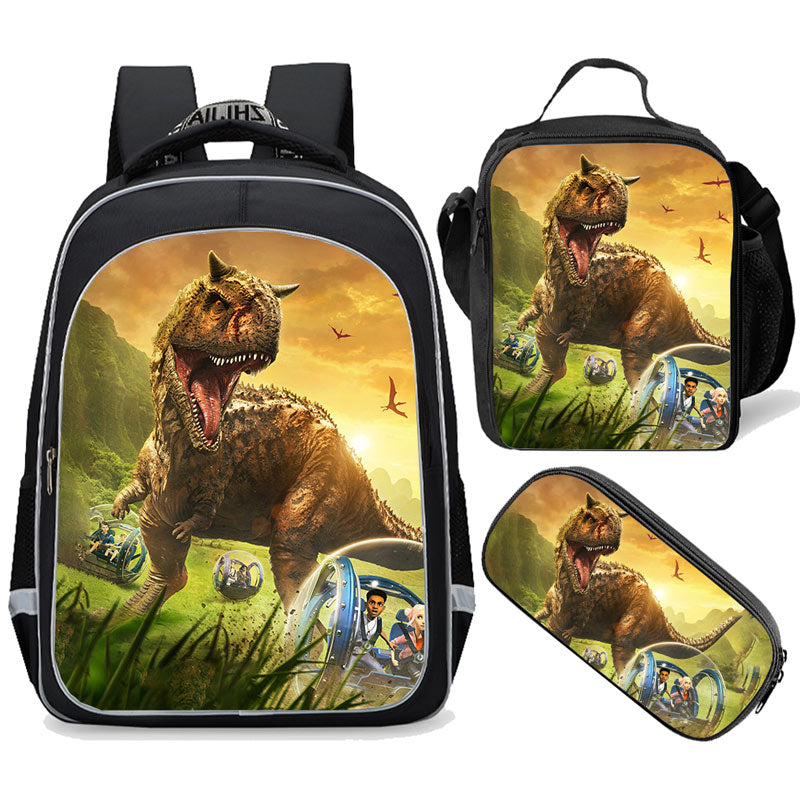 Dinosaur Backpack Set with Pencil Case Lunch Bag