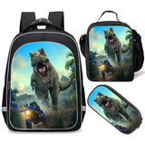 Dinosaur Backpack Set with Pencil Case Lunch Bag