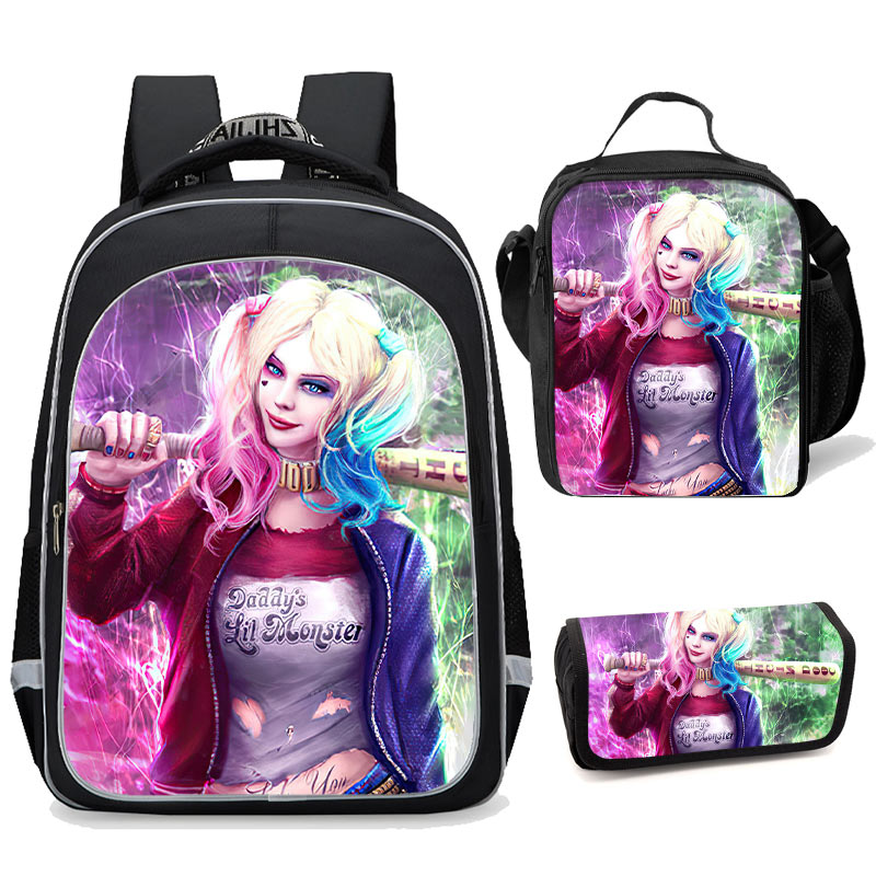 Kids School Backpack Set with Lunch Box Pencil Case 3 in 1