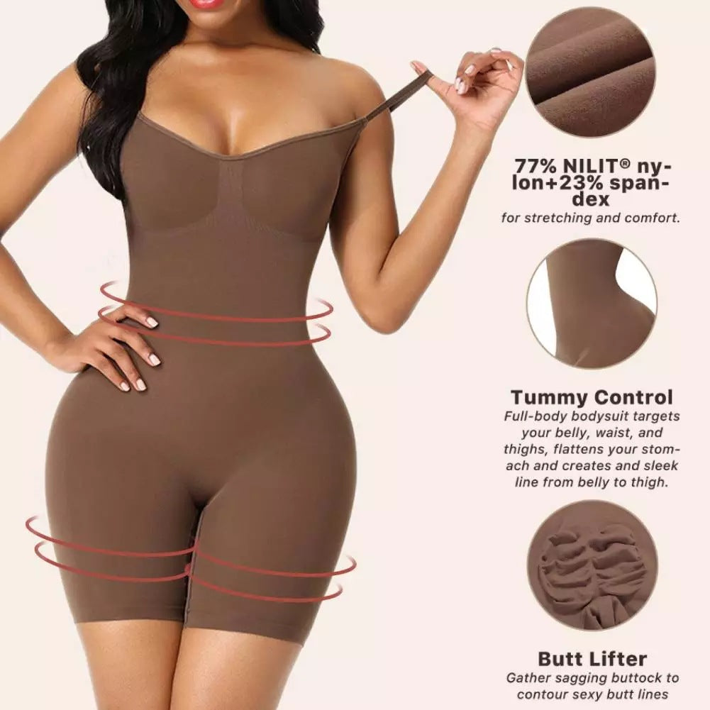 Women Seamless Shapewear Tummy Control Body Shaper Overbust Under Dress