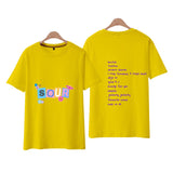 Casual Letter Short Sleeve T-Shirt