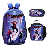 Boys Spiderman School Backpack with Lunch Bag Pencil Case 3pcs