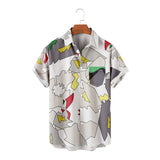 Dustin Hellfire club Short Sleeve Casual Hawaiian Shirt