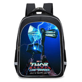Cartoon Backpack Set with Lunch Box Pencil Case 3 in 1