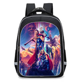 Cartoon Backpack Set with Lunch Box Pencil Case 3 in 1