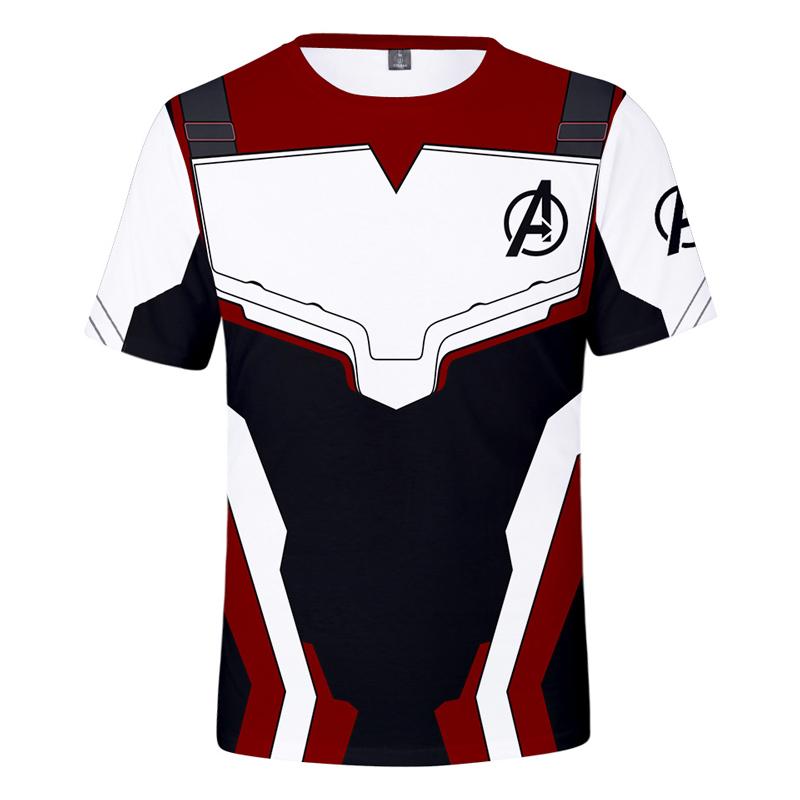 Avengers  Endgame T-shirt Suit Cosplay Costumes Quantum Short Set - firstcorset
