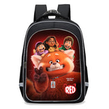 Turning Red Backpack Set with Pencil Case Lunch Bag